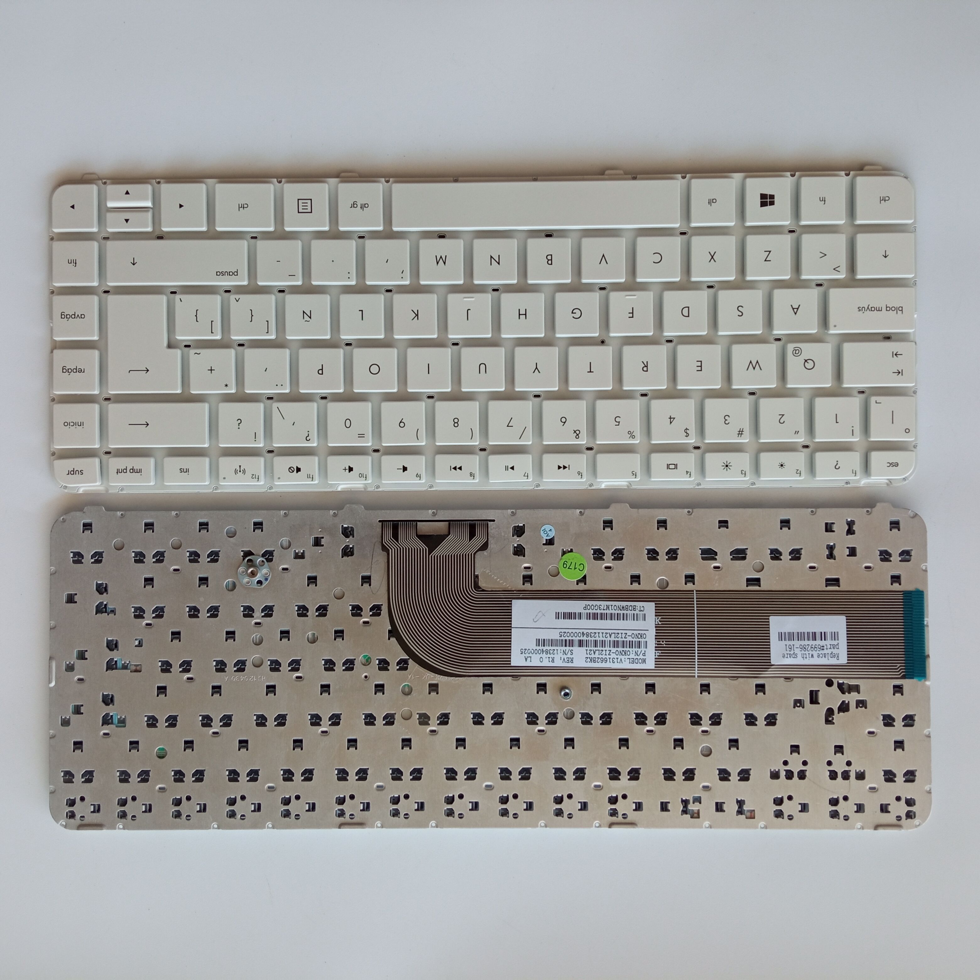 Picture of New Replacement Laptop Keyboard For HP DV4-5000 WHITE LA Layout